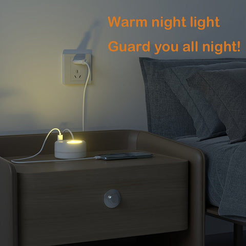 Multifunktionale Steckdosenleiste mit USB-Ladegeräten – 3 USB-A und 3 Type-C Anschlüsse, Ideal für Zuhause und Büro