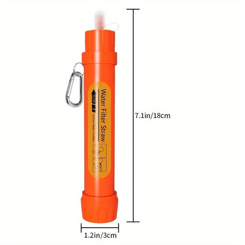 HydroPur Wasserfilter-Strohhalme - Tragbare Wasserreiniger für Outdoor-Abenteuer