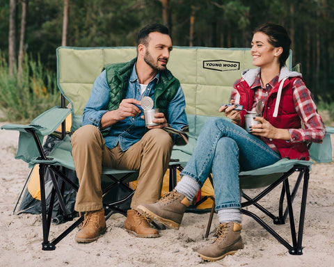CampEase Loveseat Campingstuhl – Luxuriöser Sitzkomfort für Zwei