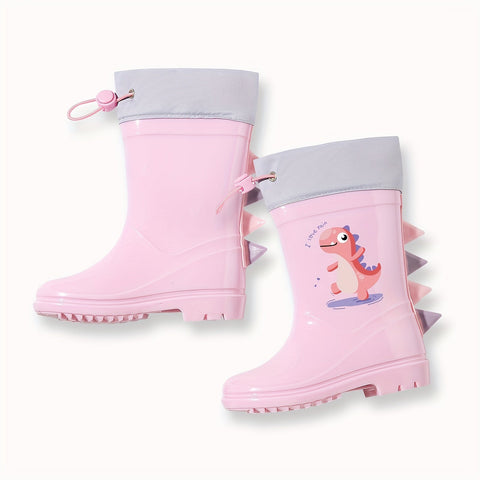 Dino Abenteuer Gummistiefel für Kinder - Für Trockene Füße im Regen