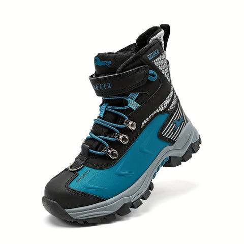 Damen High-Top Schneestiefel – Rutschfeste Wanderschuhe mit Warmfutter