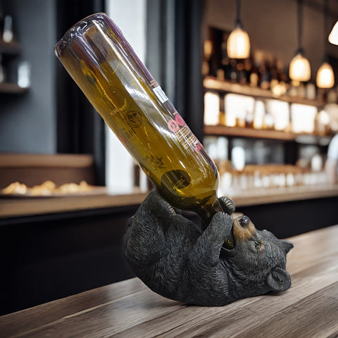 Bären Weinflaschenhalter – Eine Verspielte Ergänzung für deine Weinsammlung