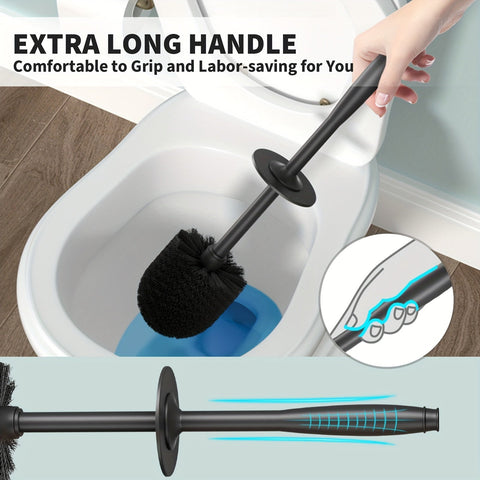 Stilvolle Toilettenbürste mit Halter - Für ein Sauberes Badezimmer