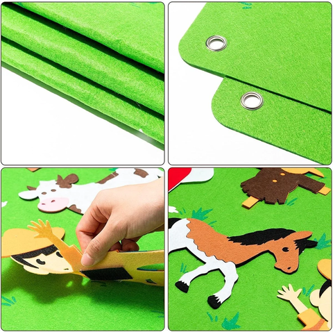 Dierenrijk Bildungs-Spielwand - Kreativ und Lehrreich