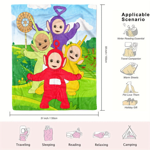 Teletubbies Decke - Für Kinder, Weich und Vielseitig