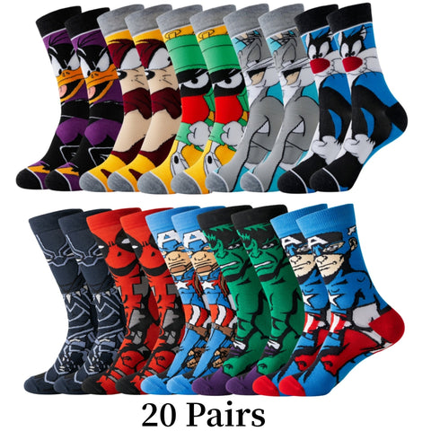 Cartoon Socken Set - Komfort und Stil mit Deinen Lieblingscharakteren