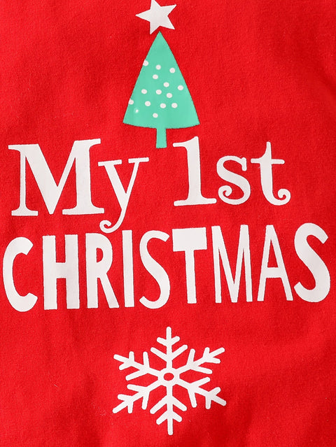 Niedliches Weihnachtsstrampler-Set - Für die ersten Weihnachtsmomente deines Babys