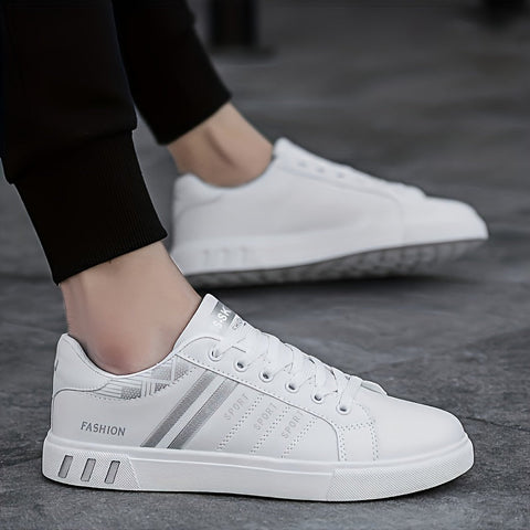 Schnürsenkel Sneakers für Männer – Gestreiftes Design und Ausgezeichnete Griffigkeit für Sportliche Aktivitäten