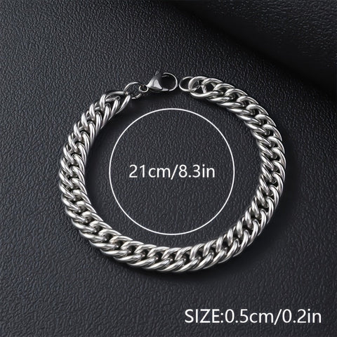 UrbanSteel Armbandenset – Cool und Trendy für Herren