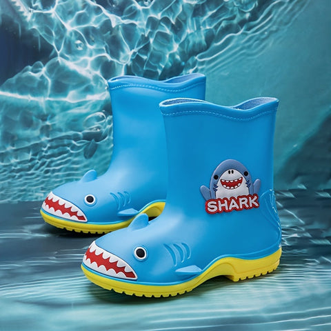 Sharky Regenstiefel für Kinder - Verspielter Wasserdichter Schutz