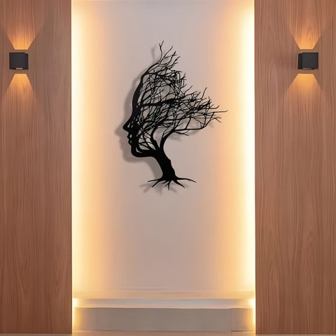 Boomtak Frau Gesicht Dekoration - Eleganz und Kunst in deinem Interieur