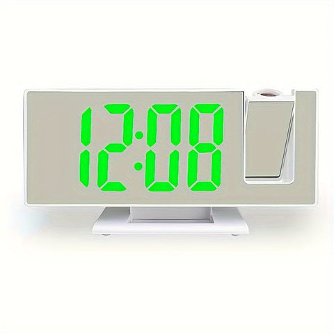 Digitale Spiegelwecker mit Projektionsfunktion – Großes LED-Display und multifunktionale Alarmfunktion