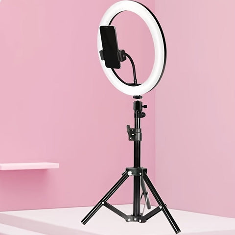 10-Zoll Beauty Ringlicht mit 55 cm Stativ – Perfekt für Fotografie, Videografie und Make-up
