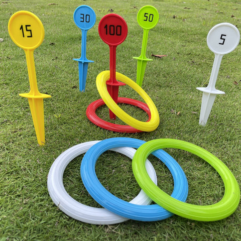 Bunte Ringwurfspielset - Für Spaßige Aktivitäten im Freien