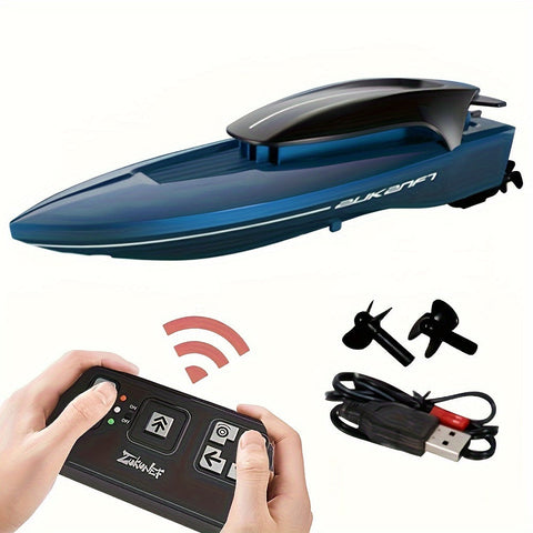 Wasser Mini Spielzeugboot – Fernbedienbar mit LED-Beleuchtung