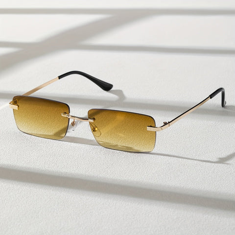 Stilvolle rahmenlose Sonnenbrille – Trendy und komfortabel für Männer