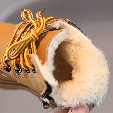 Trendige Fleece-Stiefel für Jungen - Warm und Wasserdicht