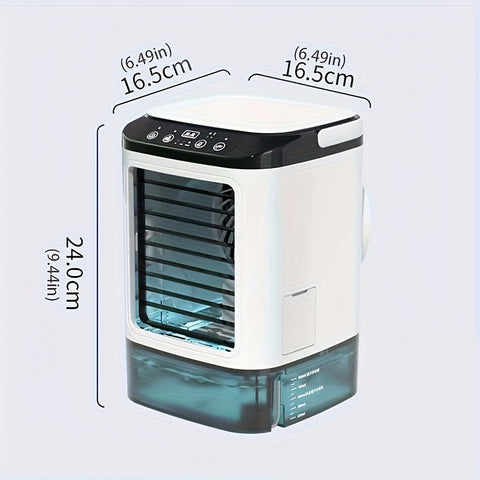 Tragbare Mini-Wassergekühlte Klimaanlage – USB-Stromversorgung mit großem Tank