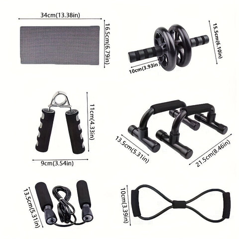 CoreMax Fitness Set – 7-teiliges Training für einen starken Bauch und Kern