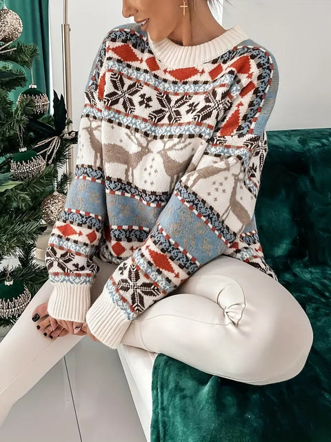 Festlicher Damenpullover - Bequem und Stilvoll für den Winter
