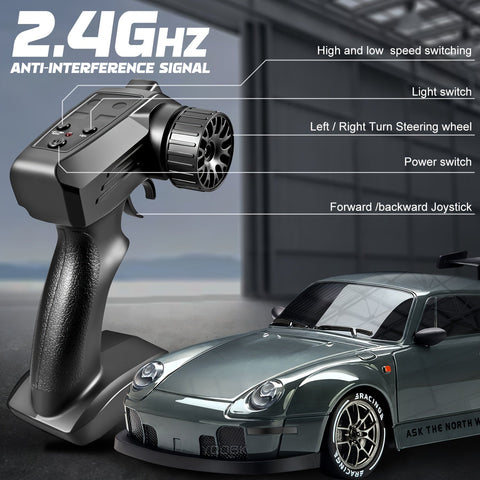 Ultimate Drift Racer 1:24 - RC Auto mit Beleuchteten Rädern