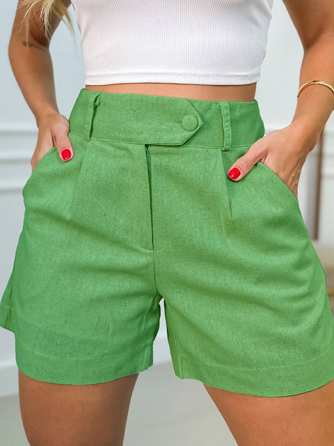 Elegante Hochtaillierte Shorts – Komfort und Stil in Einem