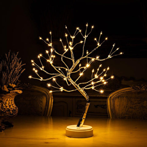 LED Baum Tischlampe - Stimmungsvolles und Magisches