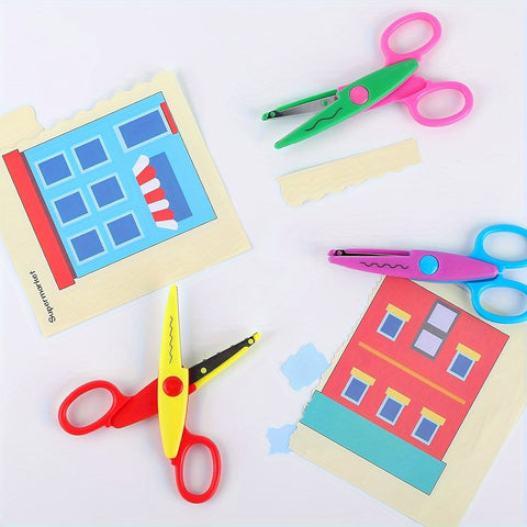 Bunte Kreative Scheren Set – Dekorative Ränder für Handwerk und DIY
