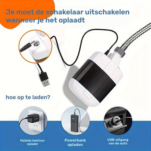 Tragbare Campingdusche – Handheld mit Wasserfiltersystem