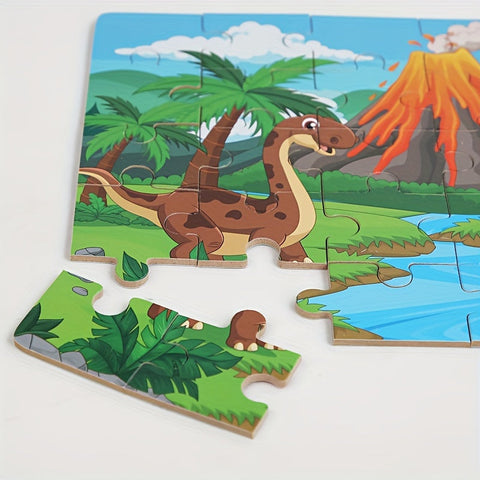 Bildungs-Dinosaurier-Puzzle - Für kreatives Lernen und Spielspaß
