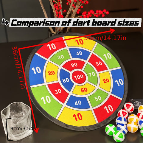 Sticky Dart Ball Set - Interaktives Familien-Dartspiel für drinnen und draußen