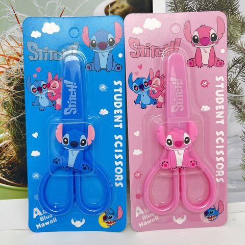 Stitch Schere für Kinder – Niedliches Design mit Schutzhülle für sicheres Basteln