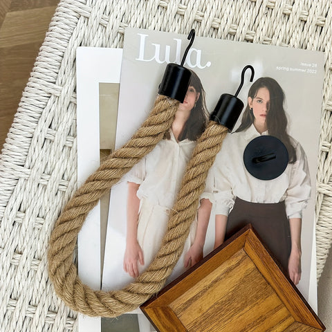 Toilettenpapierhalter aus Hanfseil - Für stilvolle Badezimmer