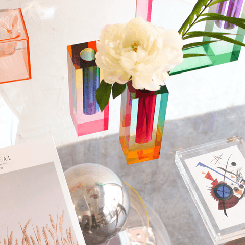 Kaleidoskop Vasen - Bunte Blumenvasen für eine Frische Umgebung