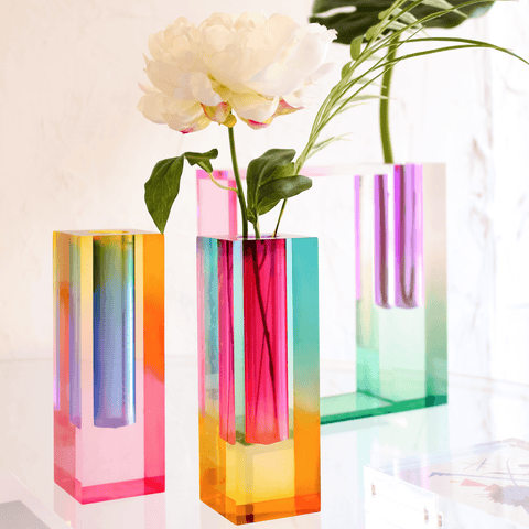 Kaleidoskop Vasen - Bunte Blumenvasen für eine Frische Umgebung