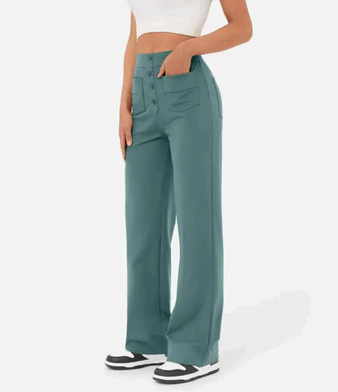 Lotte High-Waist Hose – Stilvoll, Bequem und Lässig
