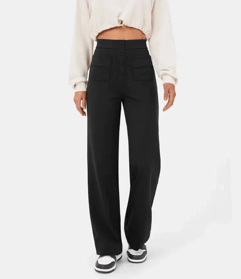 Lotte High-Waist Hose – Stilvoll, Bequem und Lässig