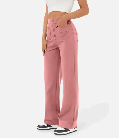 Lotte High-Waist Hose – Stilvoll, Bequem und Lässig
