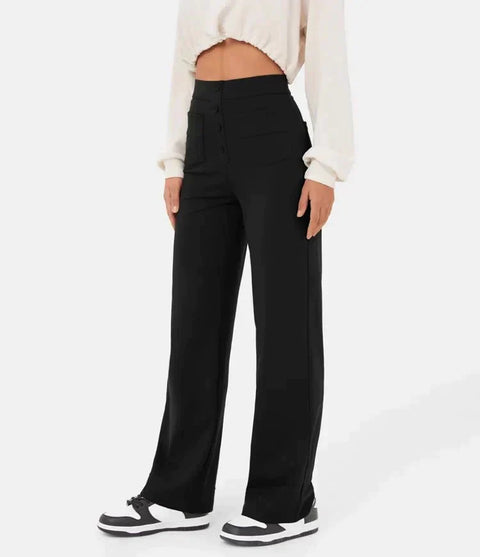 Lotte High-Waist Hose – Stilvoll, Bequem und Lässig