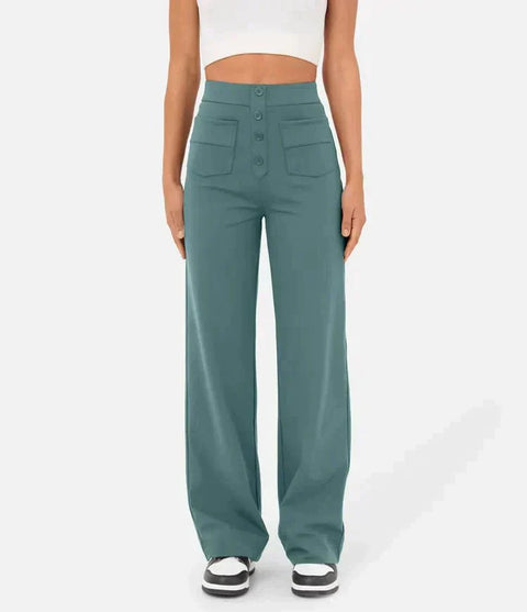 Lotte High-Waist Hose – Stilvoll, Bequem und Lässig