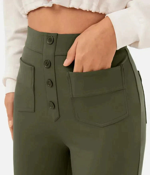 Lotte High-Waist Hose – Stilvoll, Bequem und Lässig