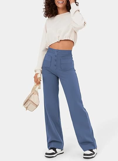 Lotte High-Waist Hose – Stilvoll, Bequem und Lässig