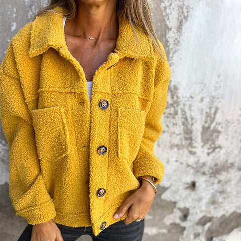 Sannes Gemütlicher Teddyjacke - Für Warme und Stilvolle Tage