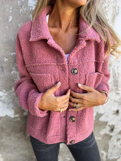 Sannes Gemütlicher Teddyjacke - Für Warme und Stilvolle Tage