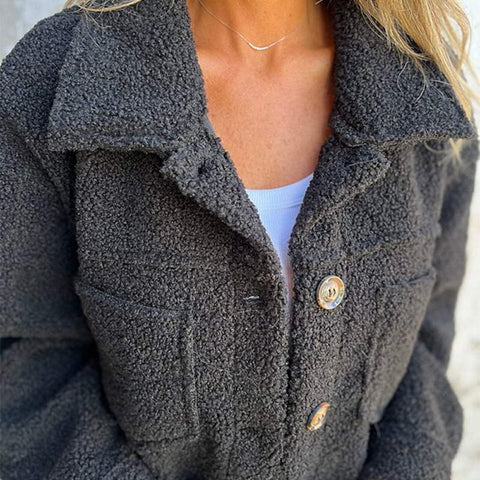 Sannes Gemütlicher Teddyjacke - Für Warme und Stilvolle Tage