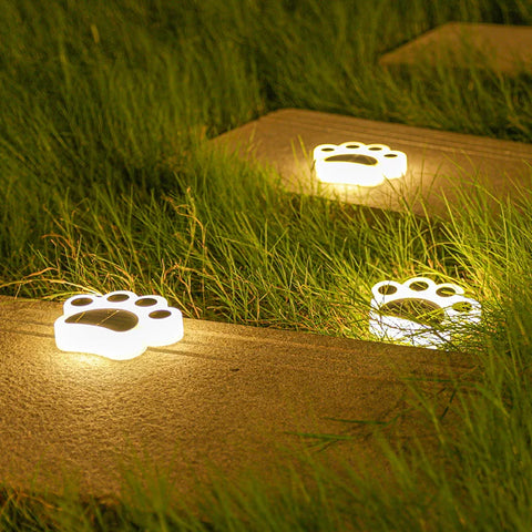 Solar Pfotenabdruck Gartenlampen - Stimmungsvol und Energiesparend