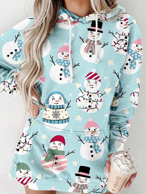 Schneemann Hoodie – Wärme und Freude