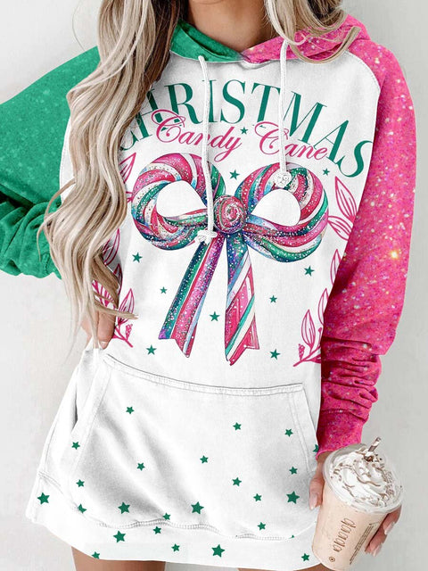Kerst Snoepjes Hoodie – Festlicher Stil und Komfort