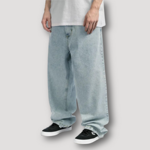 Coole Baggy Denim Jeans für Herren – Relaxte Passform und Urban Look