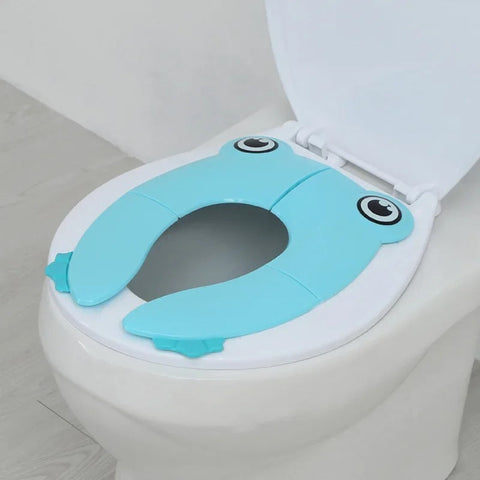 Froggie Kinder Toilettentrainer – Faltbarer Toilettensitz für unterwegs